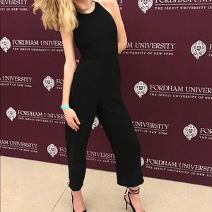 Sexy Halter Jumpsuit Criss Cross Back size Small